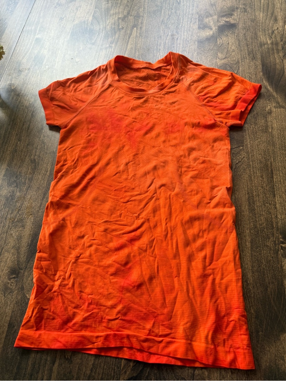 Women’s Short-Sleeve Crewneck Top - Orange